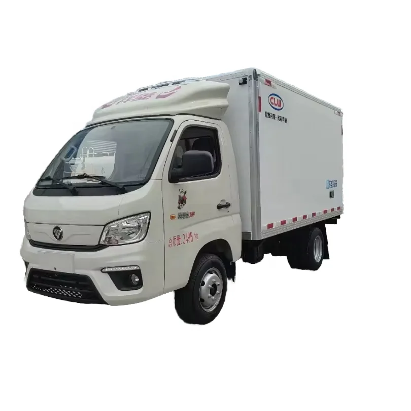 Factory Direct Small Light Refrigerated Truck Fresh Food Manual Transmission Euro 2 Meat Vegetables Seafood Transportation