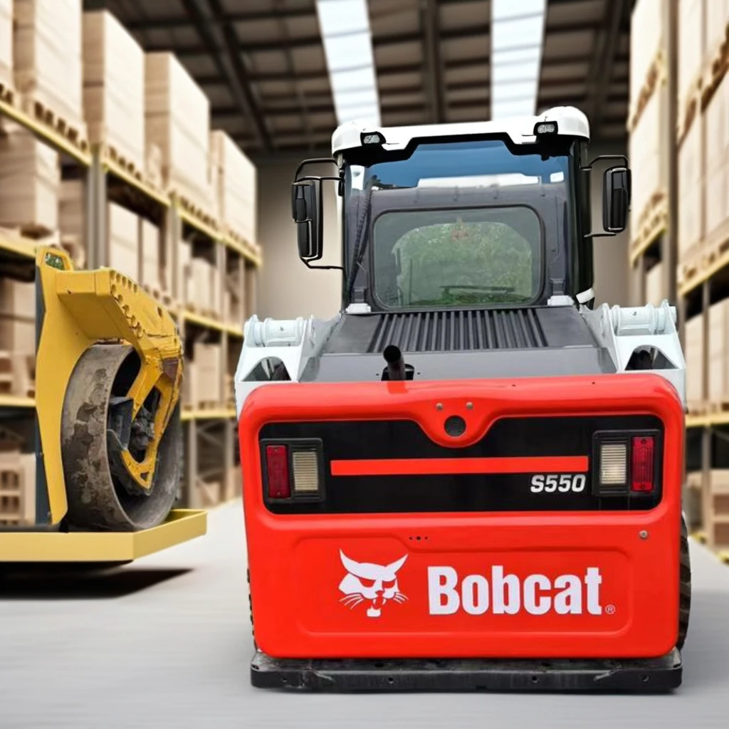 4 колеса Bobcat S550 погрузчик/скользящий погрузчик/Скользящие погрузчики