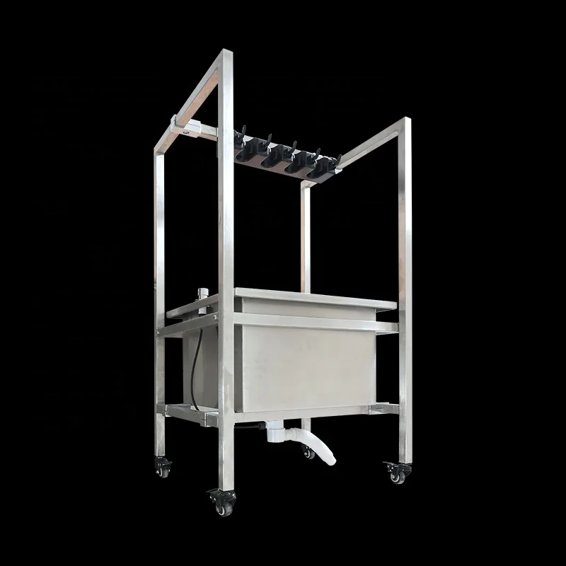 Portable Commercial Hospital Janitorial Unit Stainless Steel mop Sink