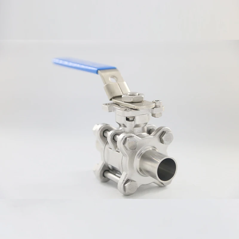 
Factory Direct Sale Sanitary Stainless Steel Welding Type Ball Valve 