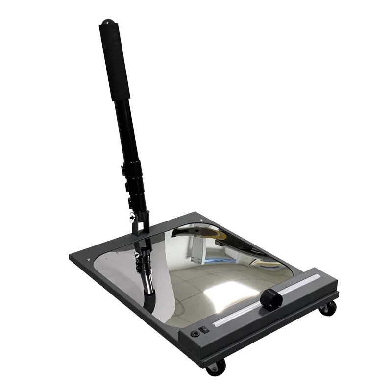 Security Checking Convex Convex Mirror Handheld Telescopic Acrylic Inspection Mirror for under Vehicle Search Square Mirror