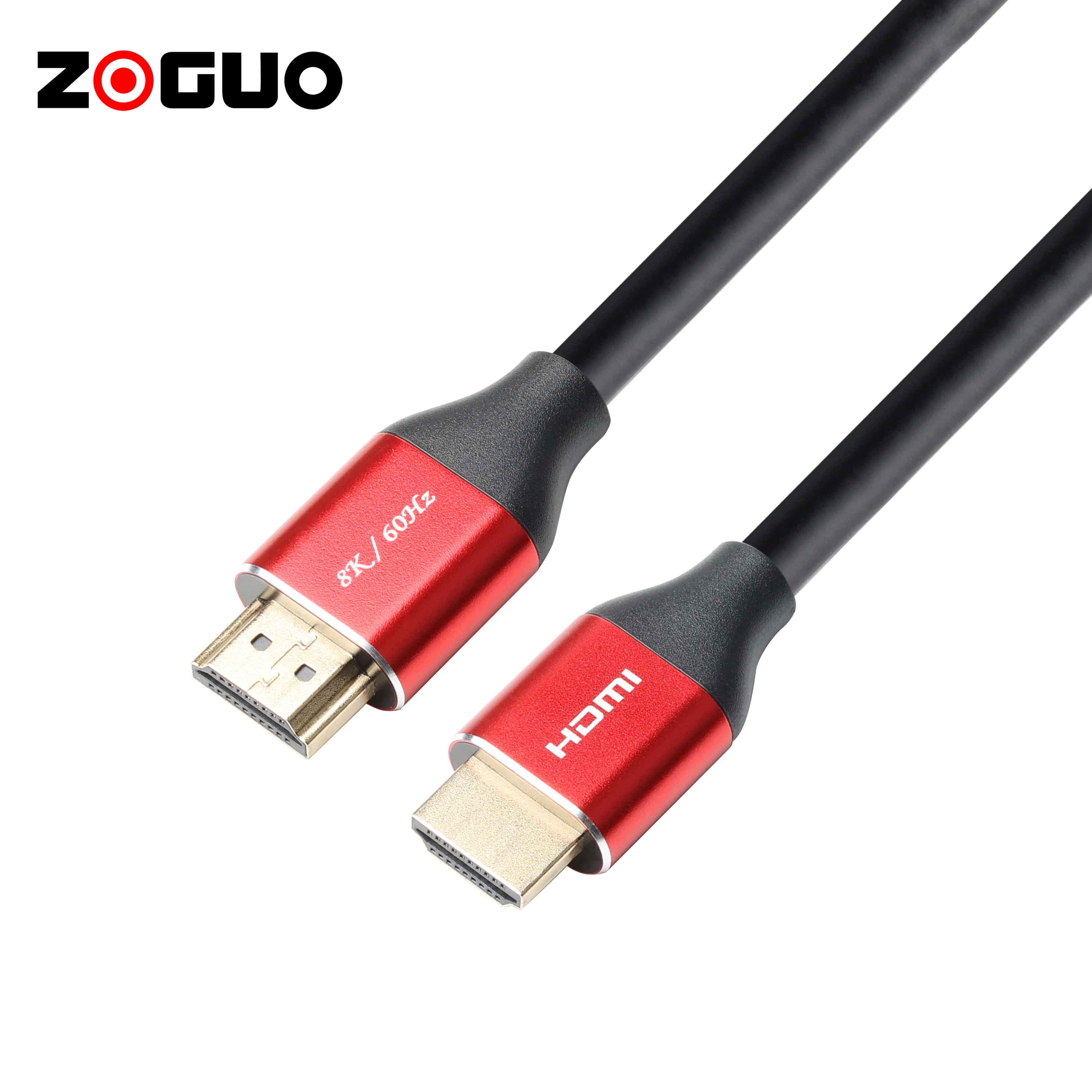 High Speed Aluminium Shell 48Gbps HD 8K 2.1 TV HDMI Cable With PVC Jacket Hdmi Male Connector
