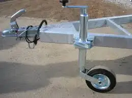 Heavy duty trailer power camper tongue jack jockey wheel with clamp for trailers