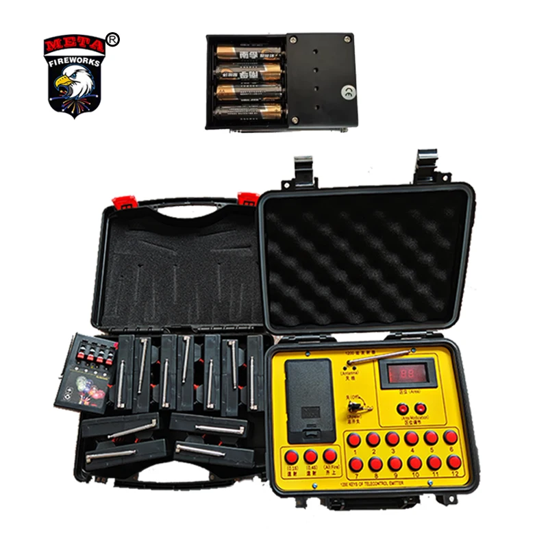 AM04R-X Factory Wholesale high quality 48 Channel wireless Control Fireworks Firing System For wedding stage