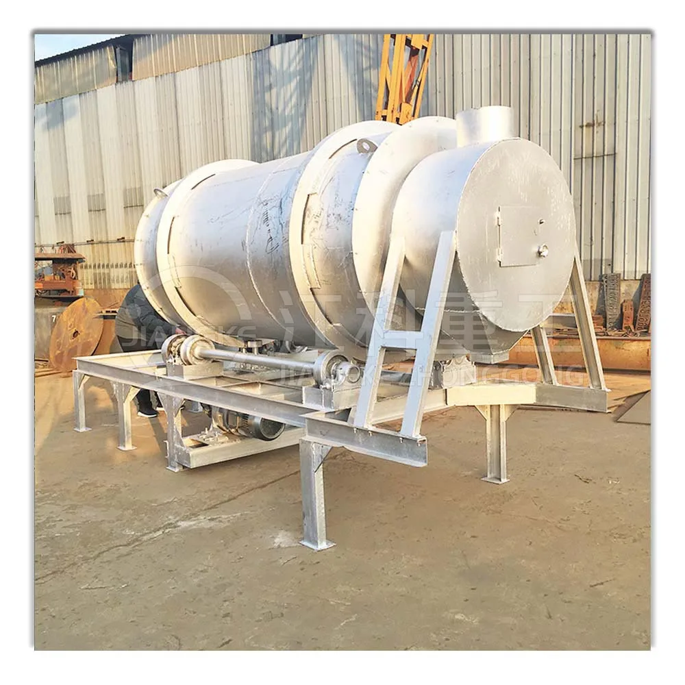 Fly ash biomass rotary dryer, single cylinder aggregate powder dryer, drying equipment, river sand indirect rotary dryer