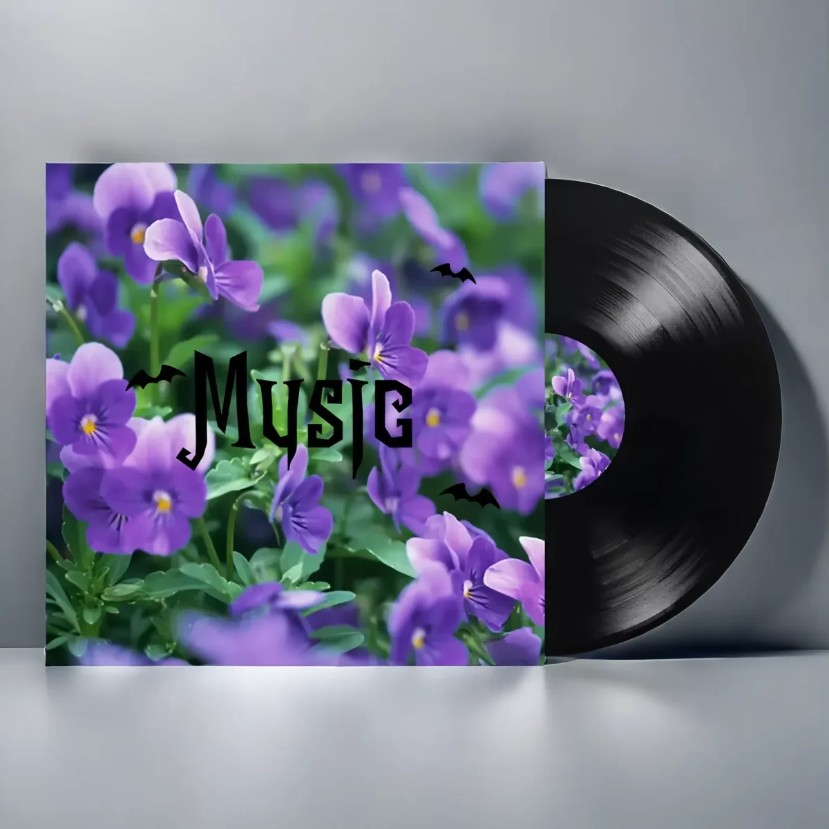 Available In 350 Gsm 4/4 Full Color 12Inch Black Lp Disc Pressing Vinyl Record With Jackets