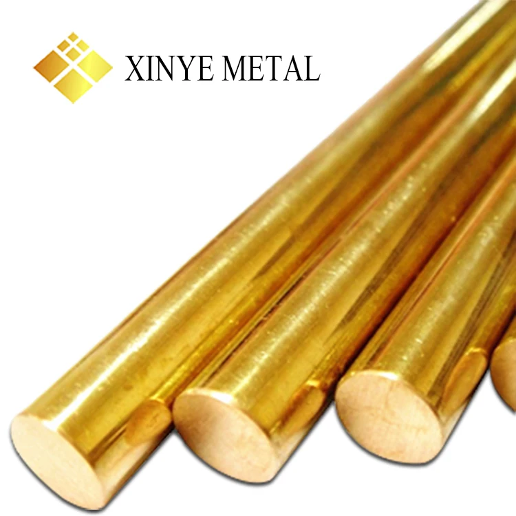 Xinye 99.9% Cheap Price Pure Copper Flat Brass Bar C2600 C2680 3mm 4mm 5mm Brass Round Bar Hard 99.9% Pure Copper Brass Bar