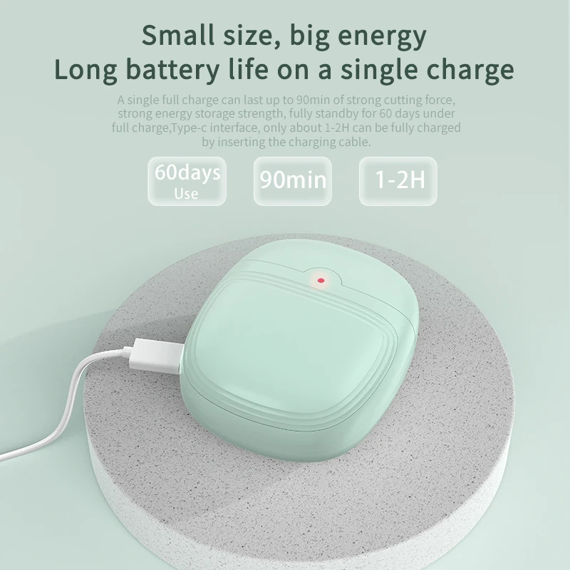 High Quality Rechargeable Automatic Electric Baby Nail Trimmer Nail Clipper Cutter Machine