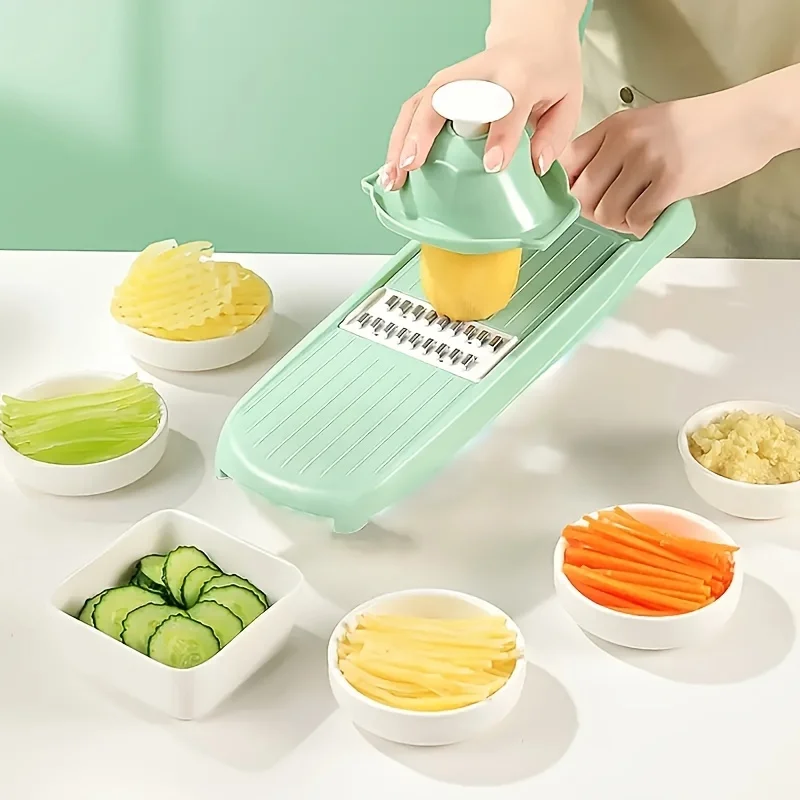 Dropshipping 5 in 1 Manual Veggie Slicer Cutter Multifunctional Vegetable grater Potato slicer for Kitchen