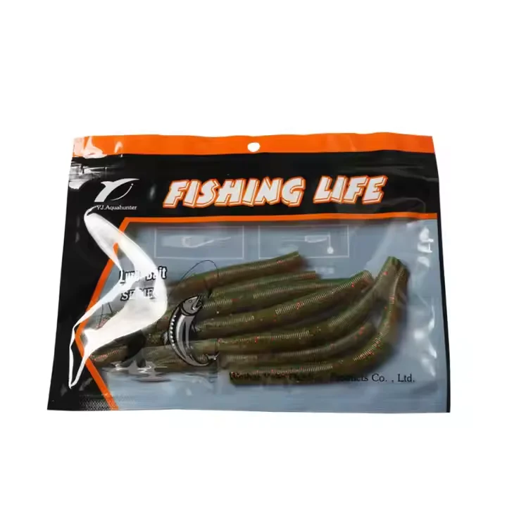 10.5cm 8cm Worm soft lures fishing  wacky rig Lure Bass Fishing