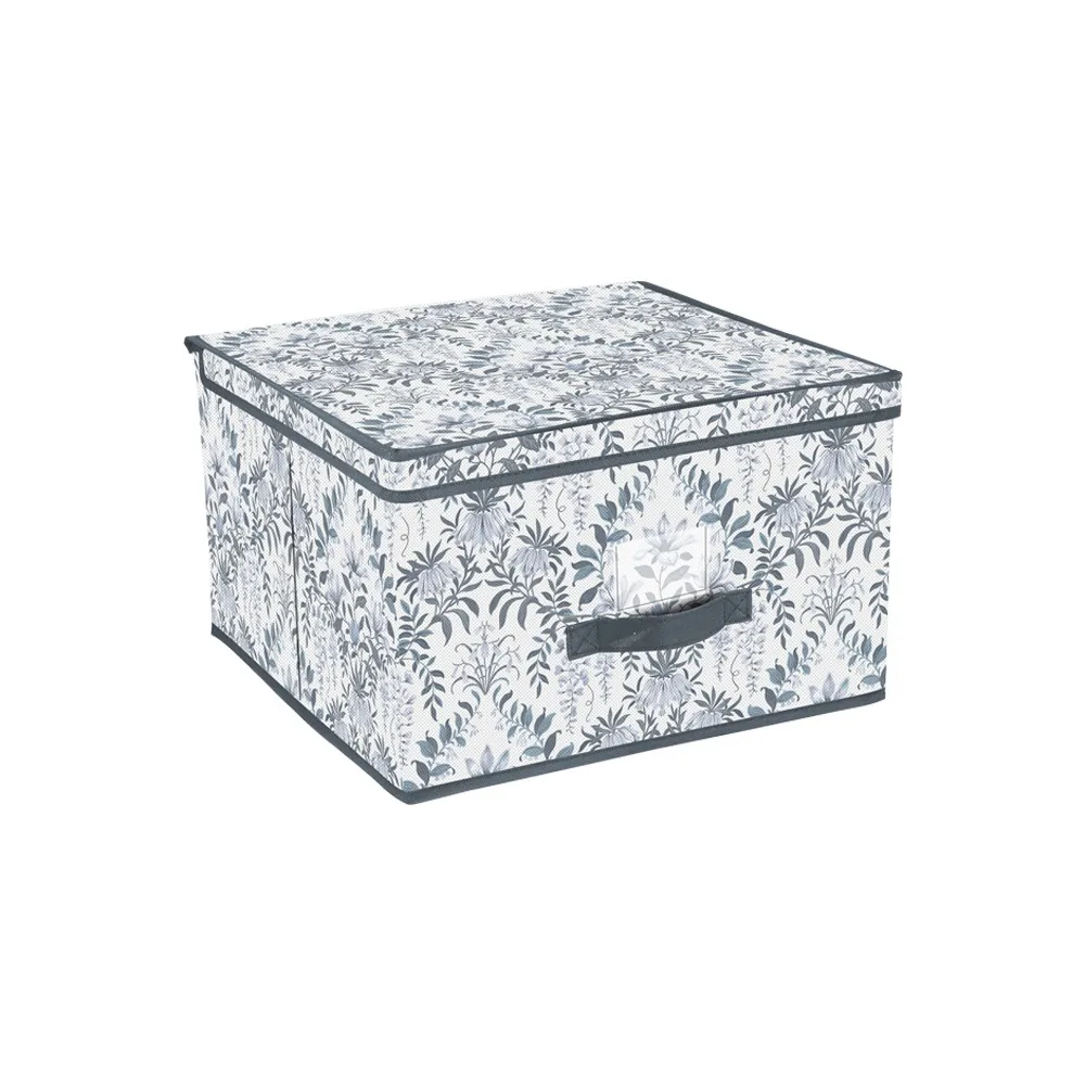 Jumbo Size Foldable  Printed Fabric Stackable Toy Storage  Box