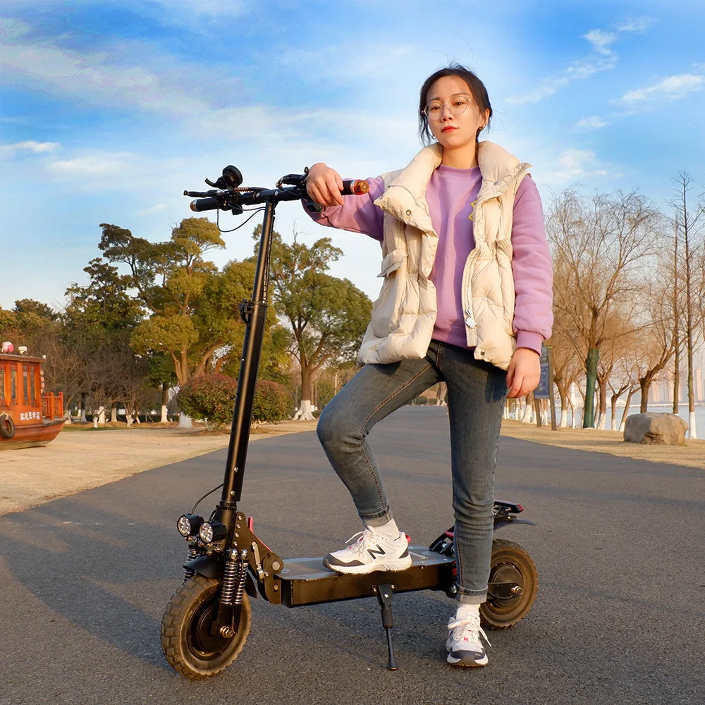 COOLFLY adult 2000w electric scooter front disc brake balance electric scooter 60 kmh speed buy electric scooter