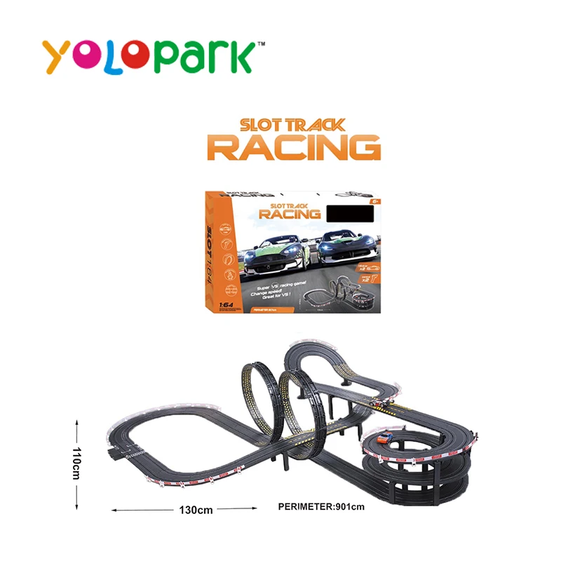 Speed  Racing Scale Car Racing Slot Track Game Toys