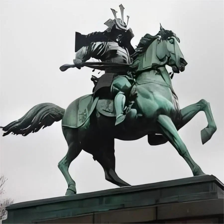 Modern outdoor garden decoration life size brass people ridding horse bronze cowboy statue sculpture decoration for square