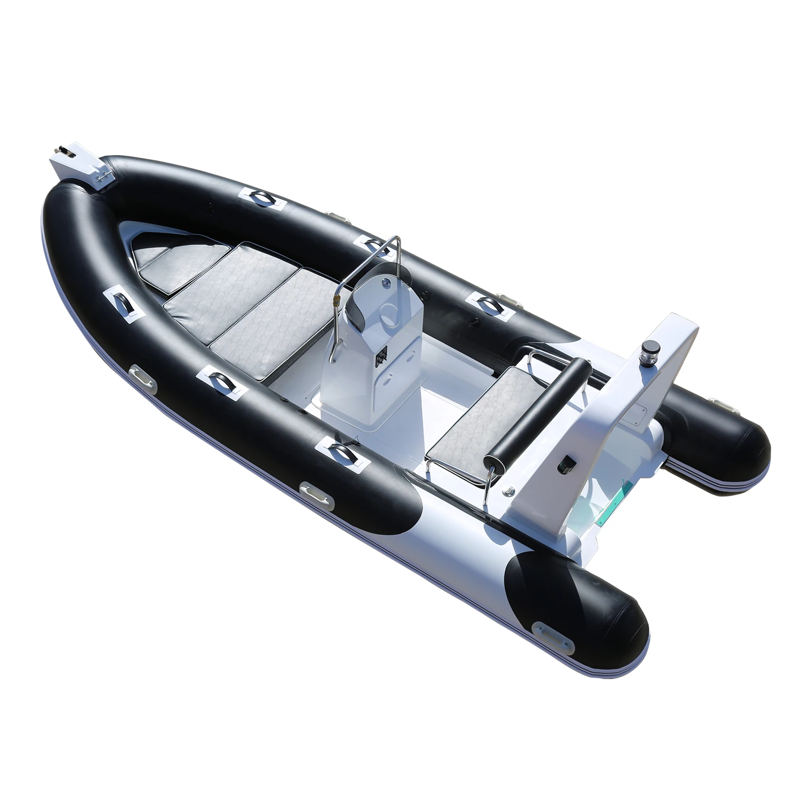 Ce Hypalon Sport Cabin Cruiser Rigid Passenger Hovercraft Deep V Canoe inflatable rib Boat