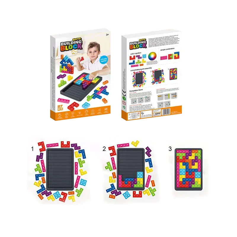 Лидер продаж, головоломка, игрушки, строительный блок, игрушка Push Pop, детские развивающие игрушки