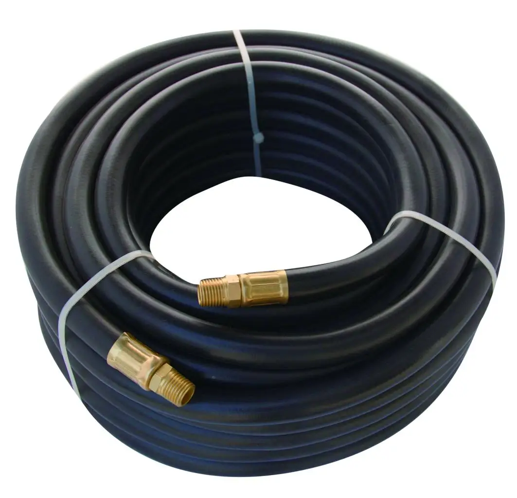 Lanboom Nitrile Rubber Air Hose Air Gas Oil Cooler Fuel Hose Line Pipe Tube Assembly For Air Compressor Pneumatic Tools NBR Hose