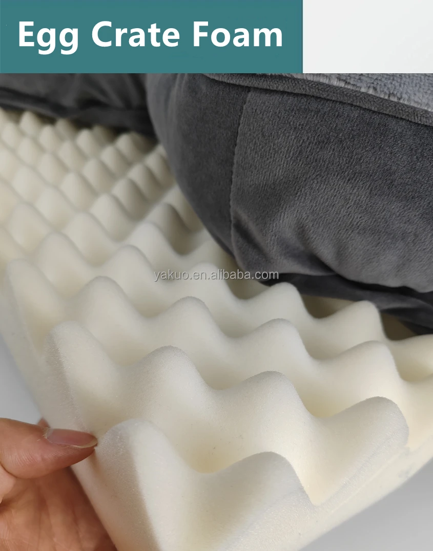 Washable Dog Pet Sofa Bed Mate With Egg Crate Foam Orthopedic Sofa Bed for Dogs Pets