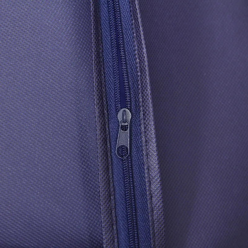 Wholesale Custom Logo Lightweight Foldable Suit Bag Eco-friendly Non-woven Garment Cover Bag with Handles and Zipper