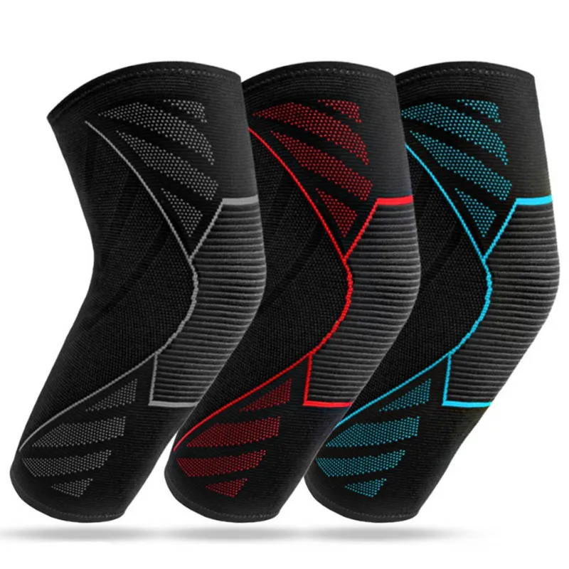 WOSWEIR Adjustable Elbow Guard Honeycomb Sports Protective Gear Adults Arm Warm Running Basketball Tennis Warm Arm Joint Cover