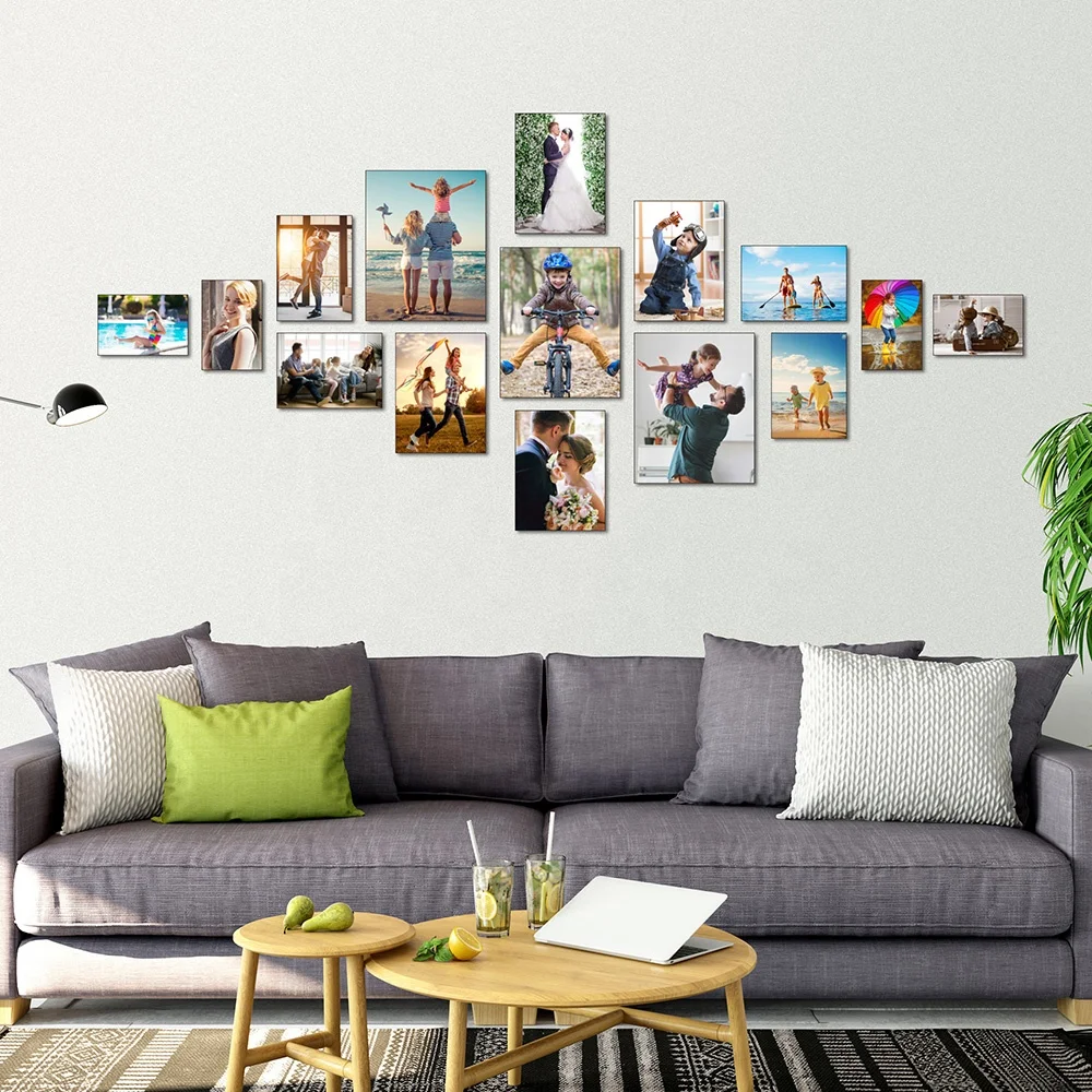 Лидер продаж фоторамка толщиной 0 75 дюйма/1 дюйм/1 5 дюйма настенная из МДФ фотоблок для