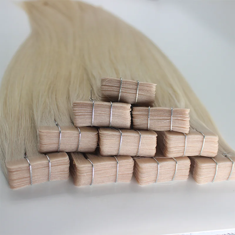YADING Wholesale European Russian Luxury Remy Virgin Human Tape In Hair Extensions