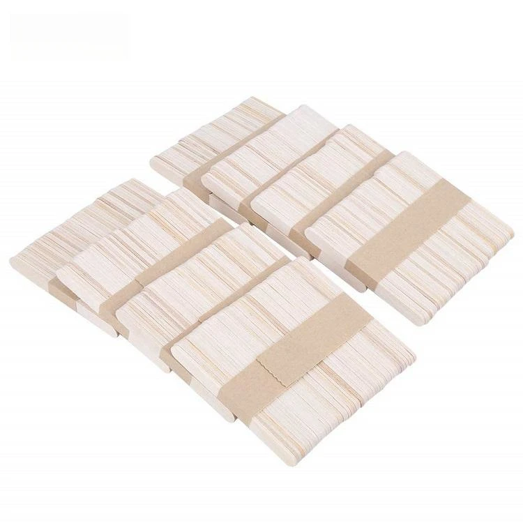 93x10x2mm  ice cream wooden sticks in bulk wholesale popsicle sticks wood with logo