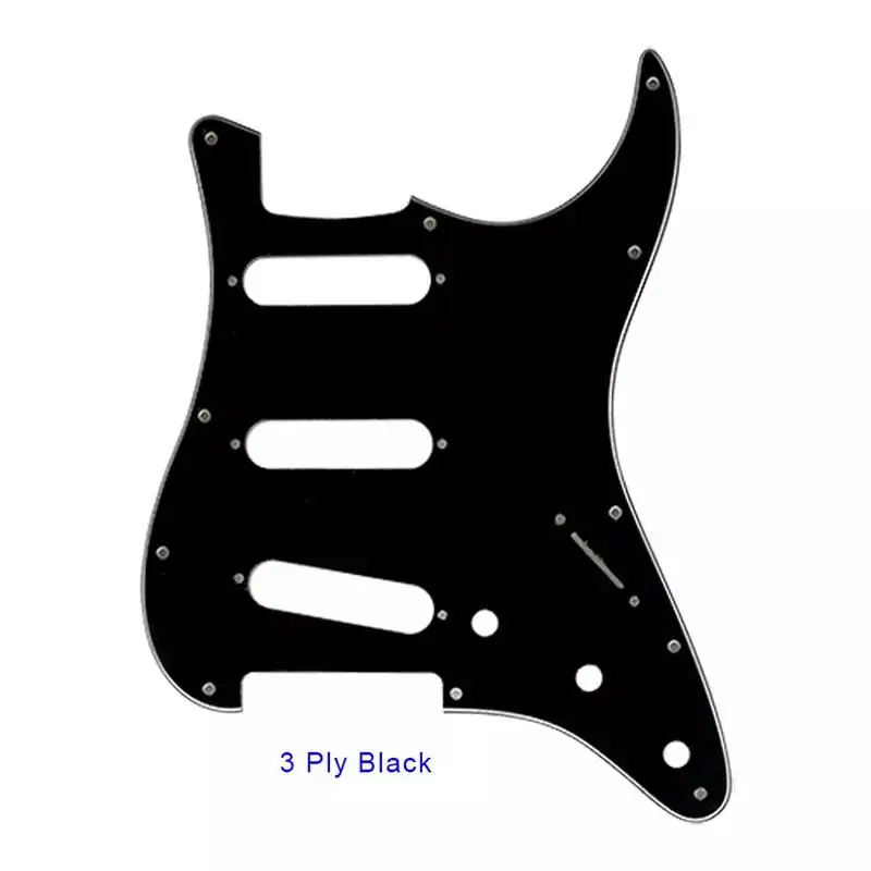Pleroo sss pickguard pickguard sss guitar pickguard factory For FD Stratocaster Standard st sss guitar