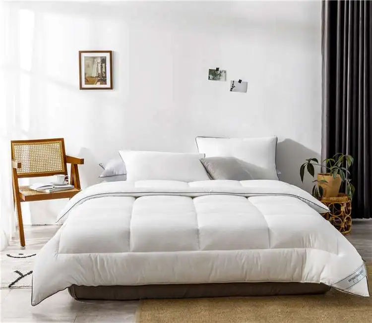 Custom Microfiber Polyester Goose Down Alternative/Cotton Quilt Bed Comforter Duvet Insert