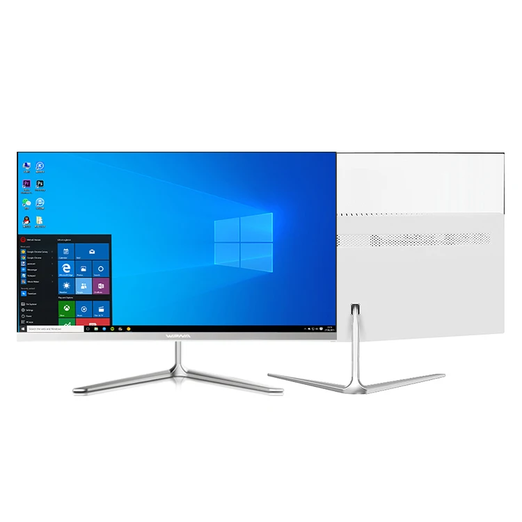 23.6 Inch Intel Core I3 I5 I7 8G 16GB RAM 128G 256GB 512GB ROM Business Office Gaming all In One PC Desktop Computer