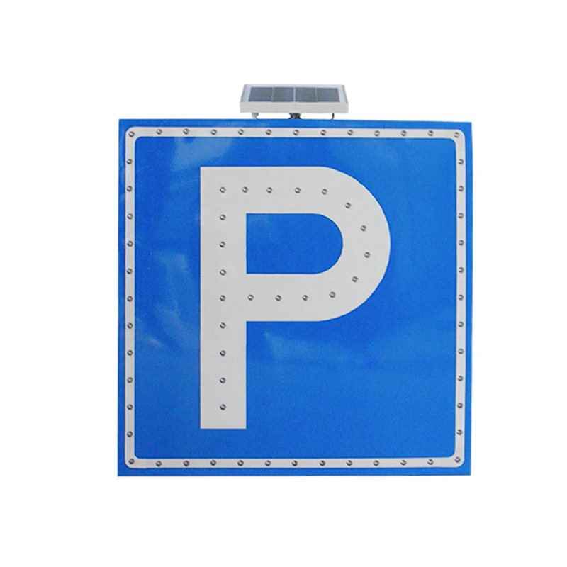 24 Hours Continuous Working Solar Power LED Flashing Traffic Signs
