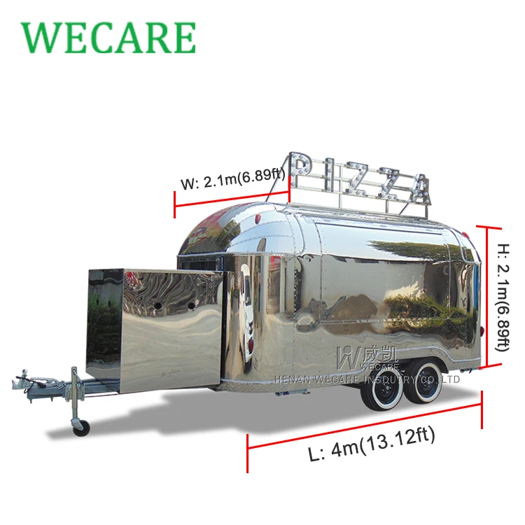  WECARE Блестящий прицеп из нержавеющей стали для быстрого