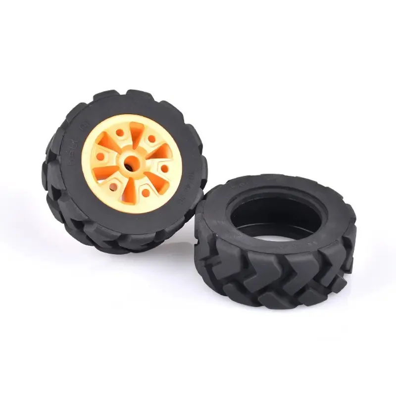 Low Price Custom Durable Eco-Friendly Safety Non-Toxic Odorless D-hole Silicone Rubber Toy Wheels