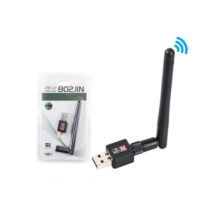  2020 лучшая цена мини USB беспроводной адаптер 300 Мбит/с WIFI приемник 802.IIN с антенной 2 0 Сетевая карта