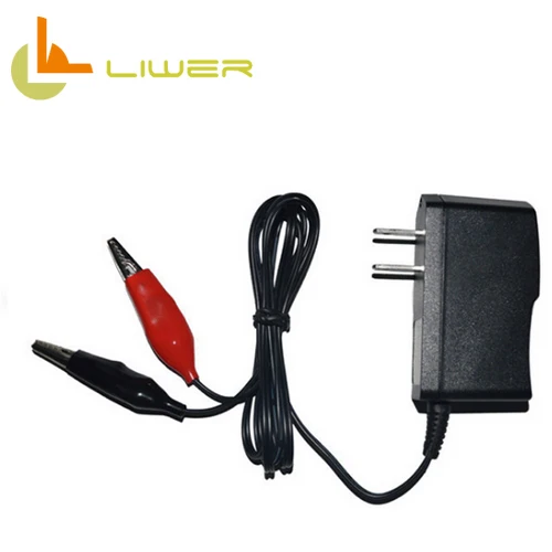 6V 1000mA Lead Acid Battery Charger 7.2V 1A for 6V 4Ah 4.5Ah Electric Baby Carrier Toy Car Auto Motorcycles