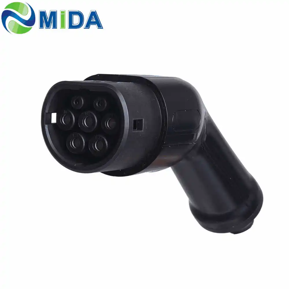 
 16A 32A 1 фаза type2 женский EV разъем для зарядки электромобилей  