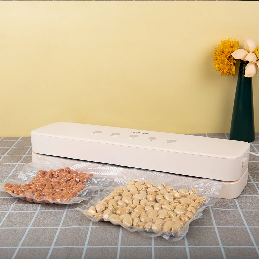 Vacuum Food Preservation Sealer with Liquid Crystal Display Automatic Sealing Machine for Food Storage