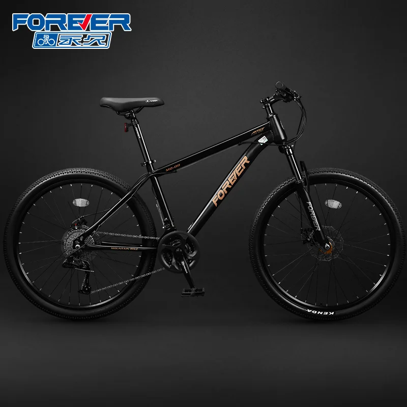 FOREVER Factory Cheap  24/26/27.5 Inch 24/27/30Speed Carbon Steel Frame Mountain Bike For Adult
