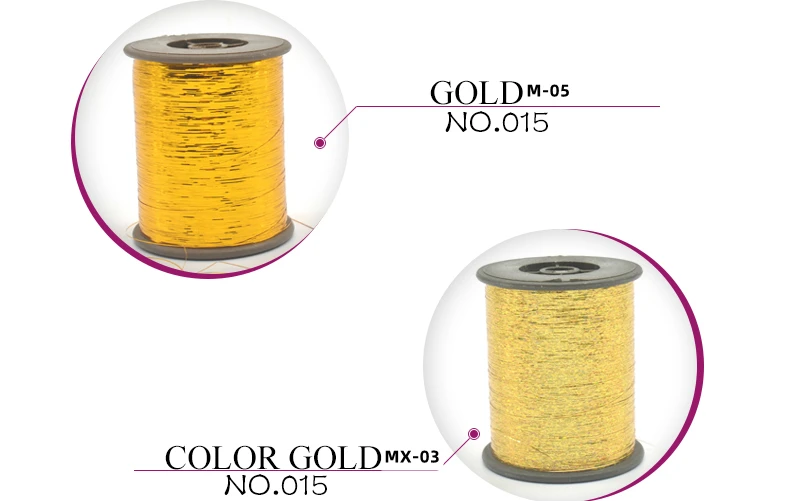 100g New arrival Rainbow Sparkle Metallic Yarn Metallic Thread M type