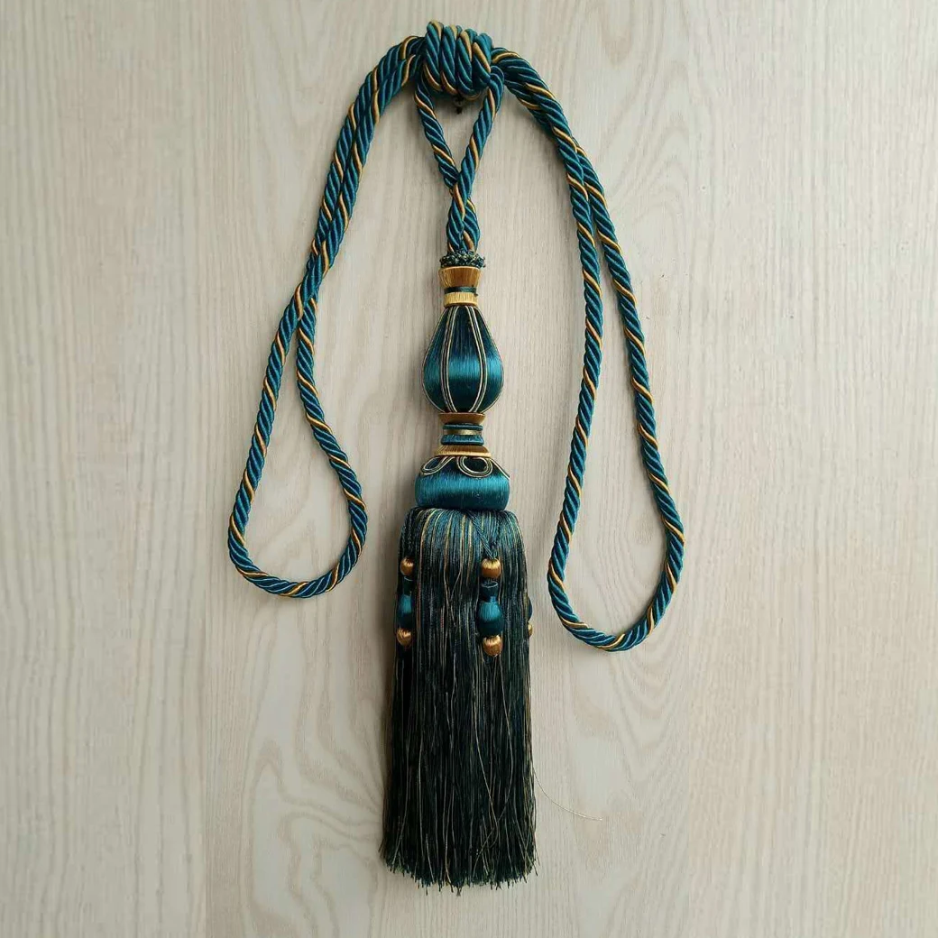 
Stock Curtain Tieback Tassel Tieback Polyester Yarn Cheap Price 