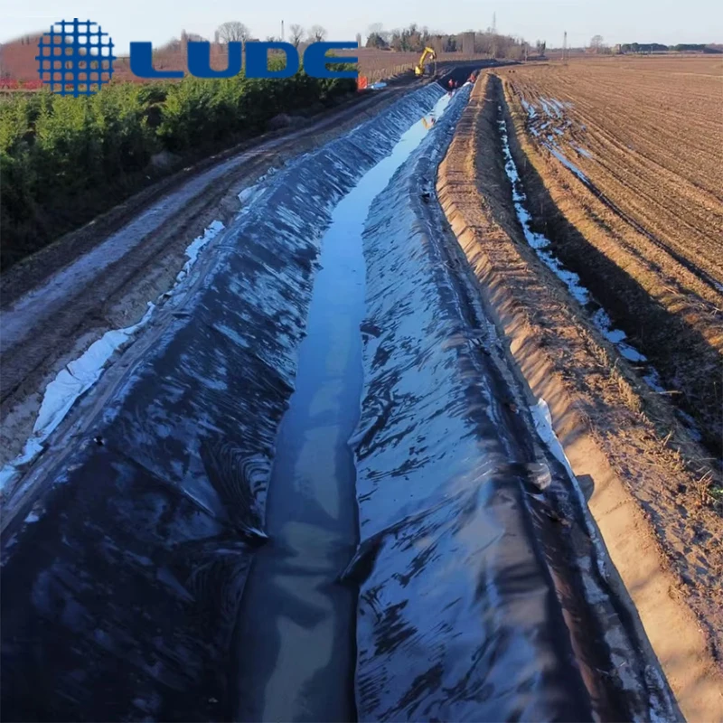 Пруды LDPE/HDPE контроль просачивания геомембраны ирригационные системы Geomembrana черный промышленный индивидуальный рыбный пруд люда 0 5-2 5 мм
