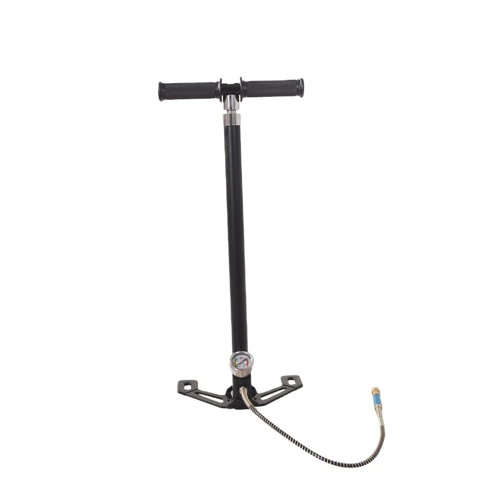 GTour Pcp Hand Pump 4500 Psi High Pressure 3 Stage Fix Hand Pump Stainless Steel Portable Pcp Pump For Air Gun