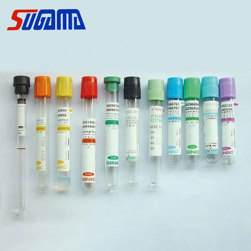 Sterile PET vacuum plastic blood collection