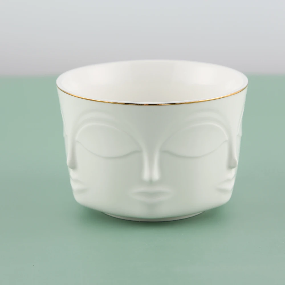 BW08 оригинальный дизайн, керамические чаши белого цвета, Салатница, Сервировочная чаша