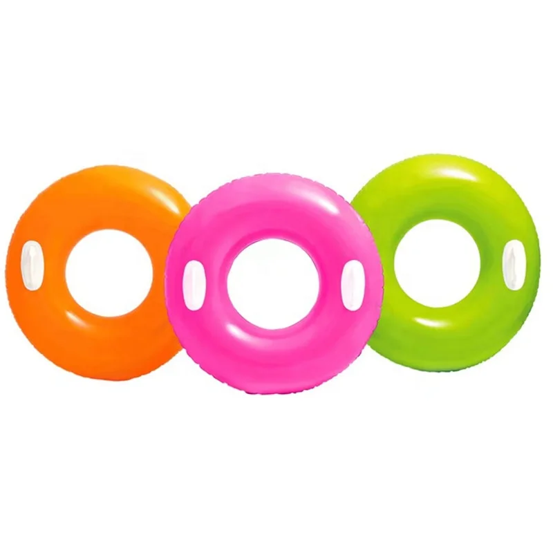 Original Intex 59258 HI-GLOSS TUBES Swimming Pool Inflatable Baby Floater Swim Ring