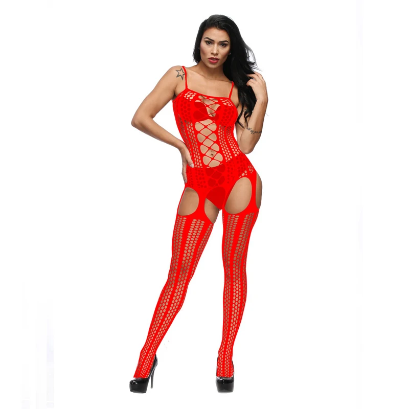 
ST224 hot 8 color jacquard black bodystockings open crotch pole dance erotic costumes fishnet sexy lingerie 