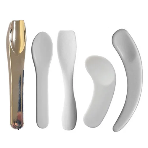  Одноразовый угловой пластиковый косметический шпатель для макияжа