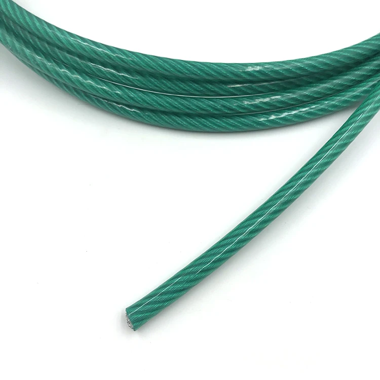 OEM color plastic coated steel wire cable reliable manufacturer