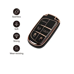 New Design Keyway With Logo Cover Available For Wholesale Fashionable Design Automotive Interior Smart   Jeep Car key Cover