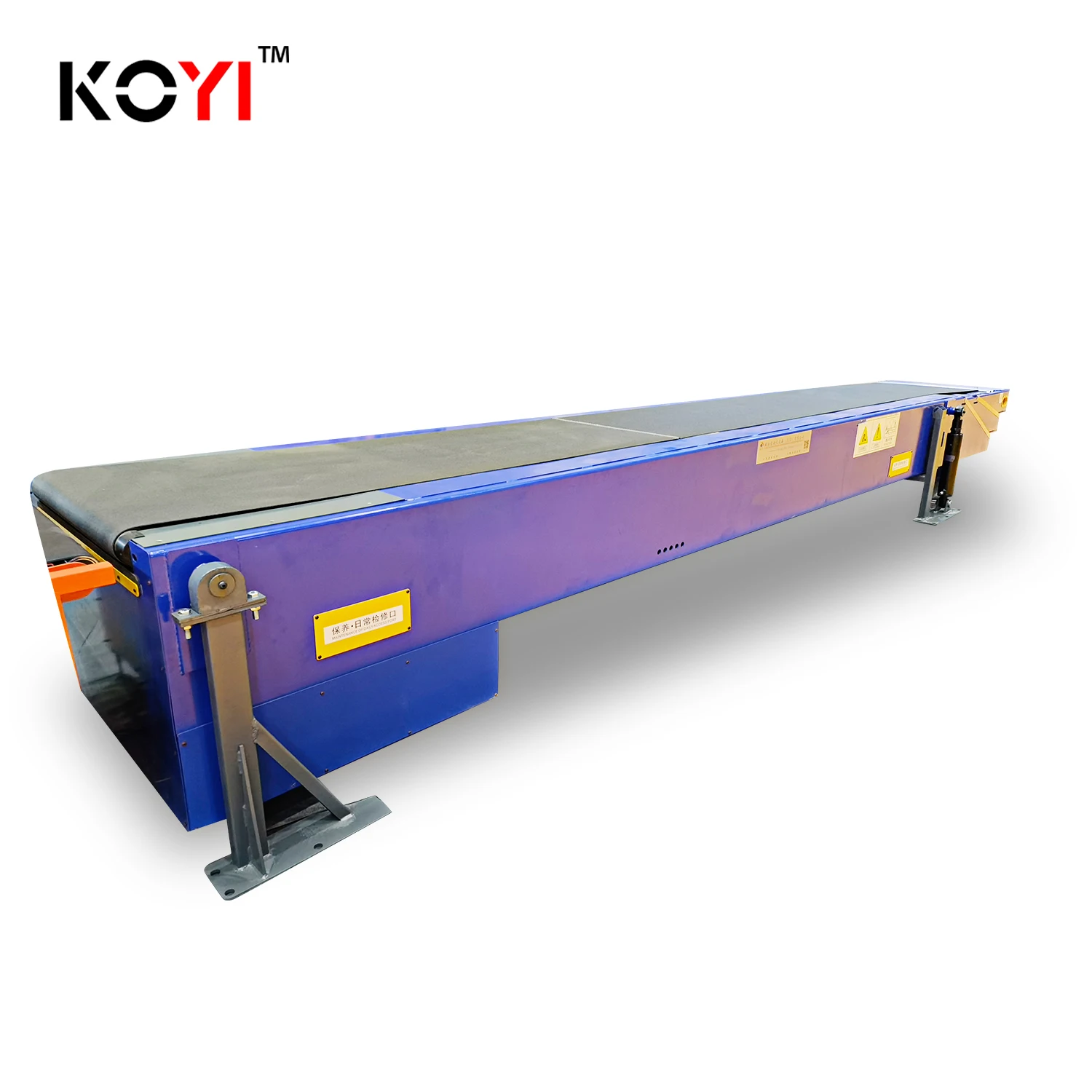 Custom high efficiency unloading loading conveyor for material transportation